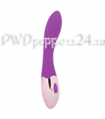 Фиолетовый вибратор силиконовый Erotic Energy 13,5 см