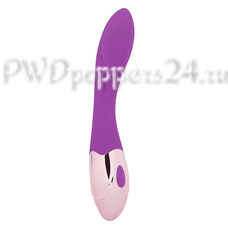 Фиолетовый вибратор силиконовый Erotic Energy 13,5 см