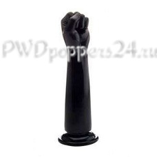 Чёрный кулак для фистинга Fisting Power Fist - 32,5 см